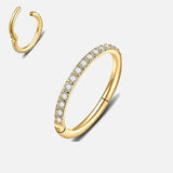 Eternity Sparkle clickerring guldfärgad 10 mm