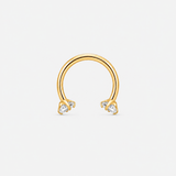 Nova Horseshoe guldfarvet 10 mm