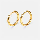 Classic Essential Hoops 18K Guldbelagt 16 mm