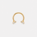 Nova Horseshoe guldfarvet 8 mm