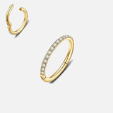 Eternity Sparkle clickerring guldfärgad 6 mm