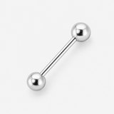 Elara Classic Barbell stav sølvfarvet