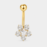 Estelle Bloom Navlepiercing guldfarvet