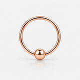 Auren Captive Bead Ring roségoldfarben