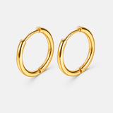 Classic Essential hoops 18K guldplätering 20 mm