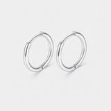 Classic Essential hoops silverfärgade 14 mm