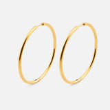 Classic Hoops 18K Guldbelagt 40 mm