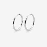 Classic Hoops Sølvfarvet 22 mm