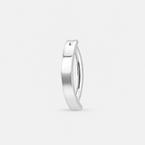 Curve Arc Clicker Navlepiercing sølvfarvet