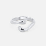 Embrace Ring Sølvfarvet