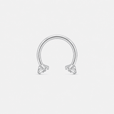 Nova Horseshoe silberfarben 10 mm