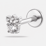 Paw Spark Labret silver-coloured