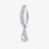 Seraphine Drop Clicker Navel Piercing silver-coloured