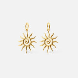 Solar Hoops 18K Guldbelagt