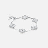 Soleil Clover armband silverfärgat