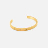 Starlight öppen armring 18K guldplätering 6 mm