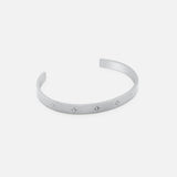 Starlight öppen armring silverfärgad 6 mm