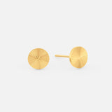 Sunbeam oorknopjes 18K verguld