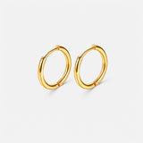 Classic Essential Hoops 18K Guldbelagt 10 mm