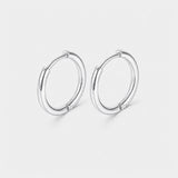Classic Essential Hoops Sølvfarvet 14 mm