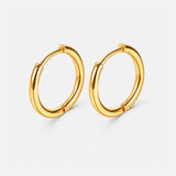 Classic Essential Hoops 18K Guldbelagt 18 mm