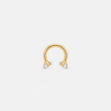 Nova Horseshoe guldfarvet 6 mm