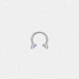 Nova Horseshoe sølvfarvet 6 mm