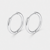 Classic Essential Hoops Sølvfarvet 20 mm