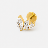 Marquise Rhythm Labret guldfarvet