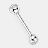 Celeste Duo Barbell stav sølvfarvet 16 mm