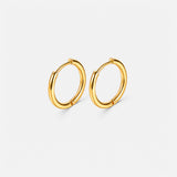 Classic Essential Hoops 18K Guldbelagt Helix 8 mm