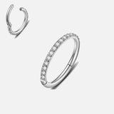 Eternity Sparkle clickerring silverfärgad 8 mm