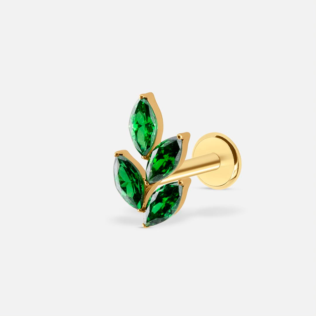Emerald Leaf Labret guldfarvet