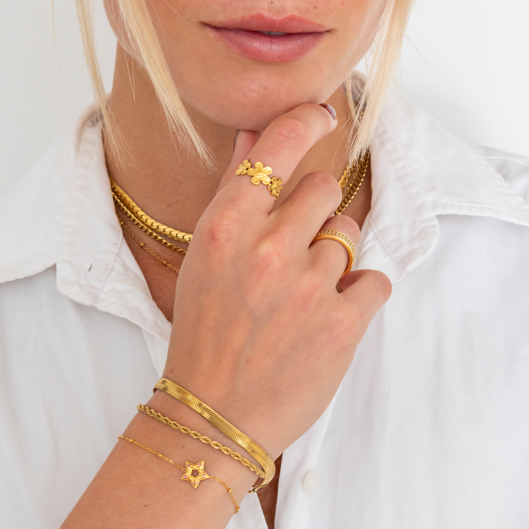 Eterna Ring 18K Guldbelagt