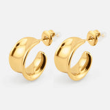 Alina Hoops 18K Guldbelagt 12 mm