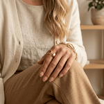 Alina Pearl Armbånd 18K Guldbelagt - BY CARA