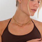 Amelia Halskæde 18K Guldbelagt - BY CARA