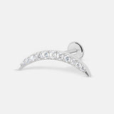 Arc Pavé Labret sølvfarvet