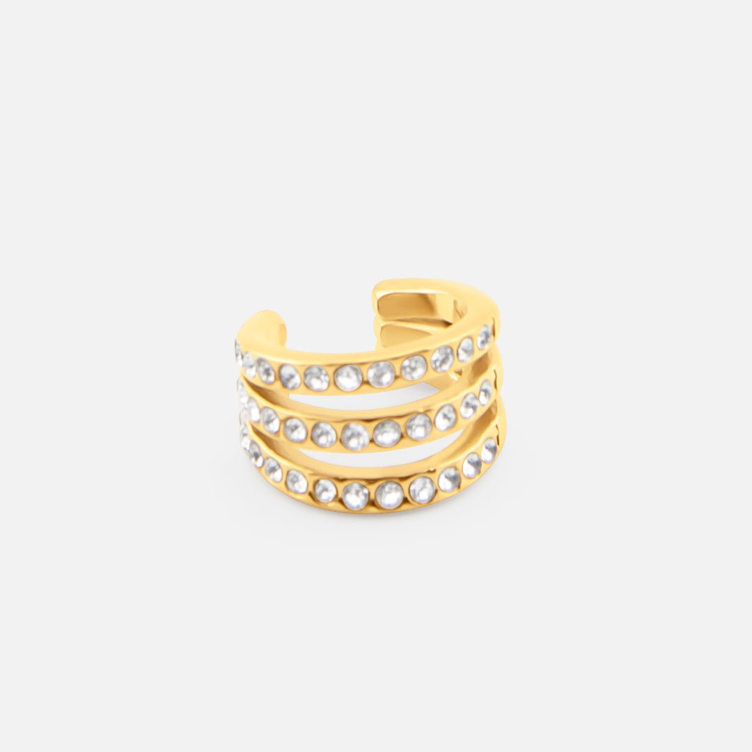 Aria Spark Ear Cuff 18K Guldbelagt - BY CARA