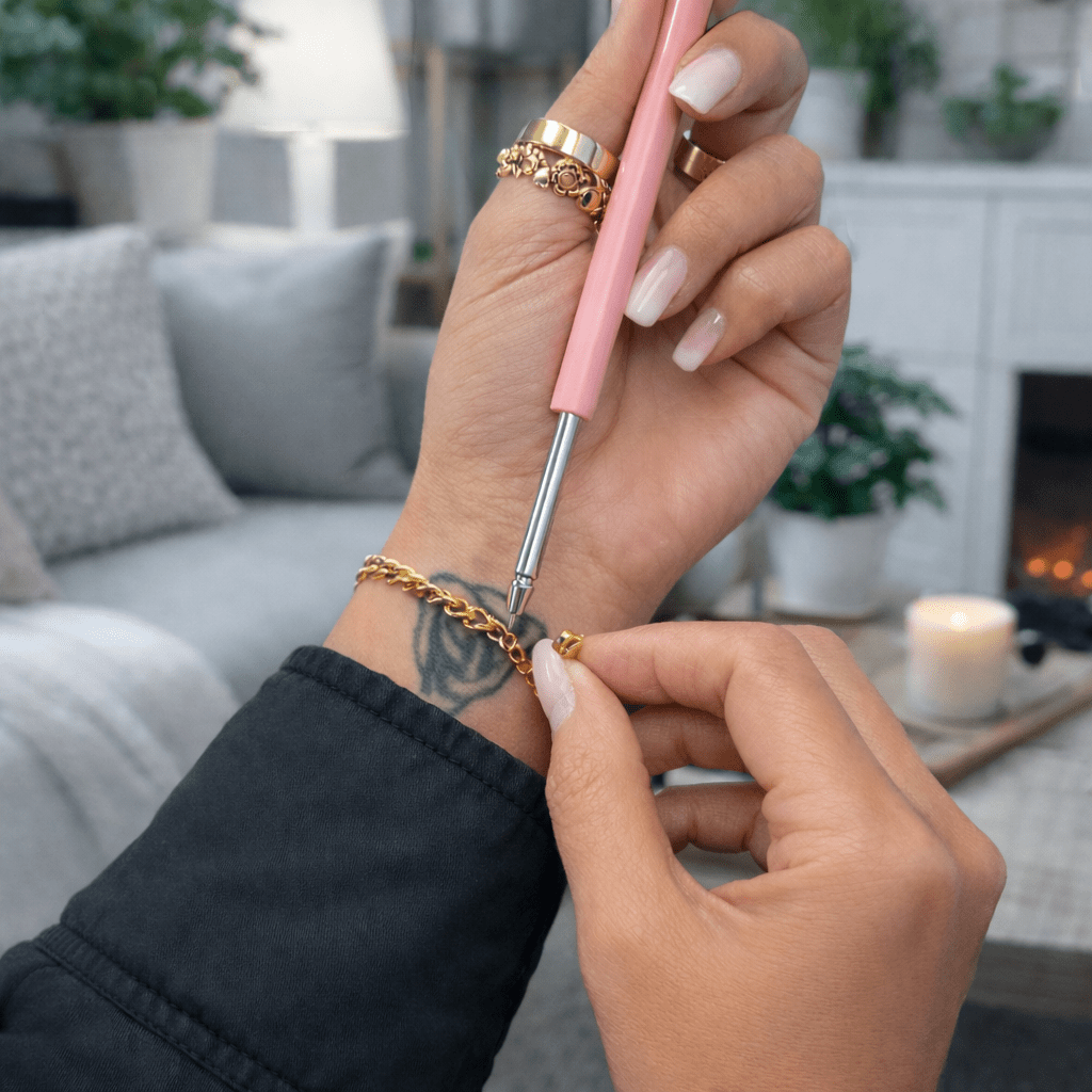 Armbåndsværktøj rosa - BY CARA