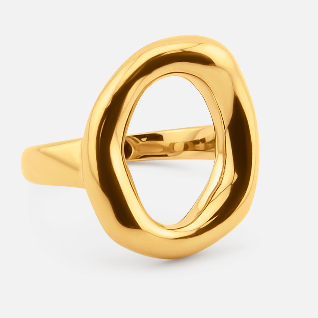 Aurelia Open Ring 18K Guldbelagt - BY CARA