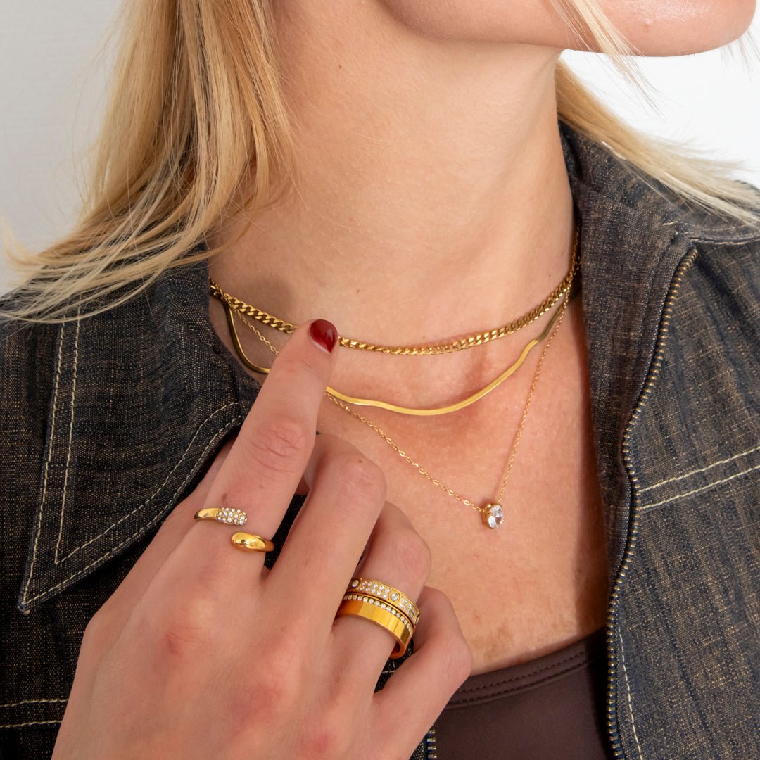 Aurelia Ring 18K Guldbelagt - BY CARA