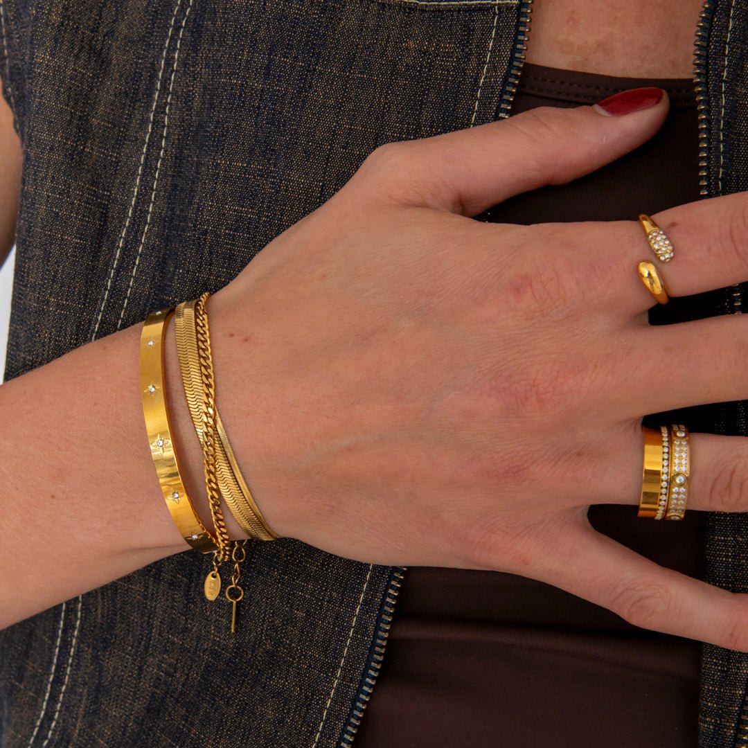 Aurelia Ring 18K Guldbelagt - BY CARA