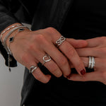 Aurelia Ring Sølvfarvet - BY CARA