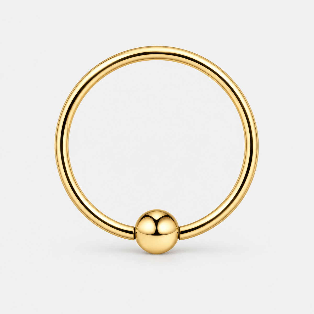 Auren Captive Bead Ring gold-coloured - BY CARA