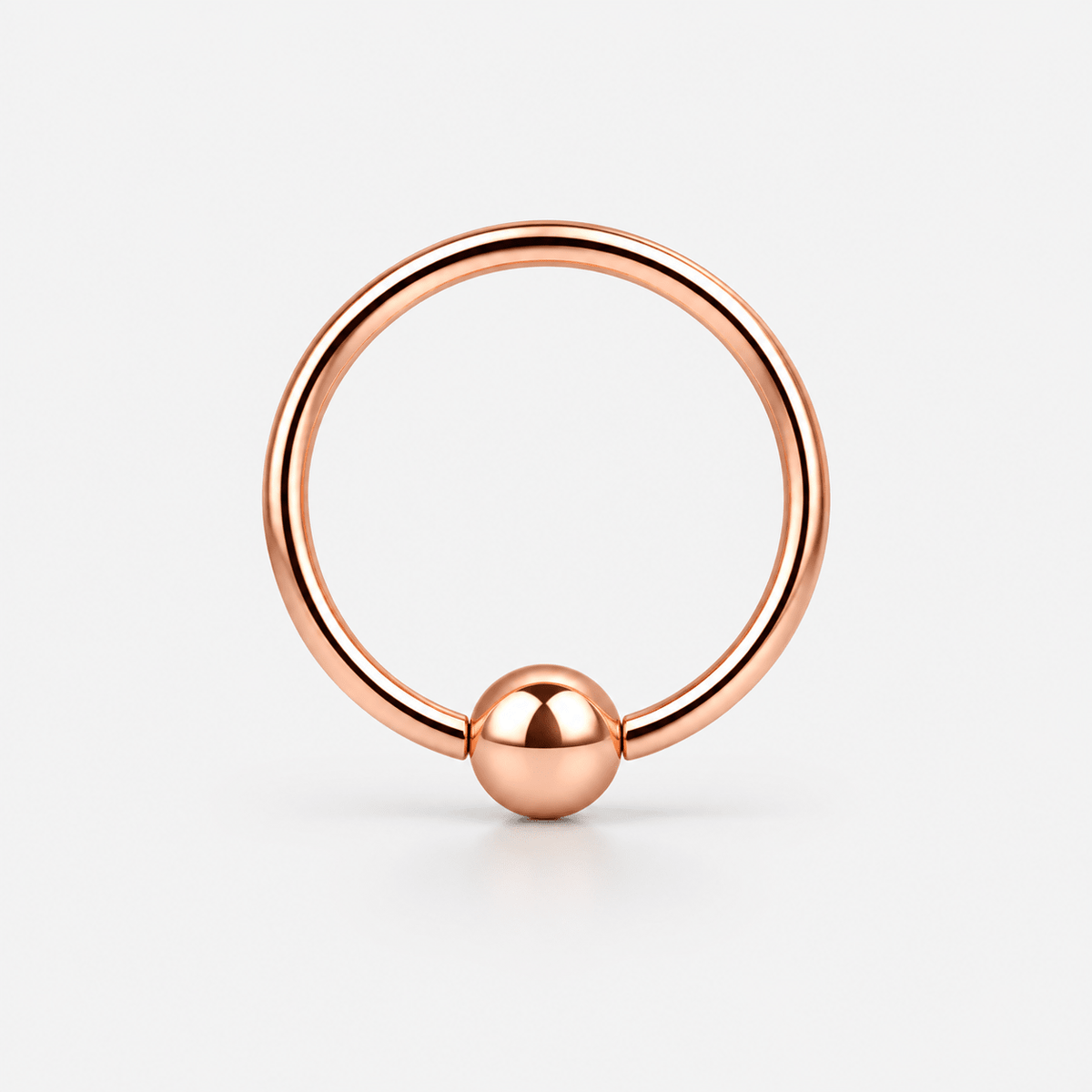 Auren Captive Bead Ring roségoldfarben - BY CARA