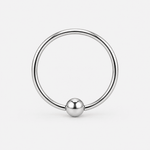 Auren Captive Bead Ring silberfarben - BY CARA