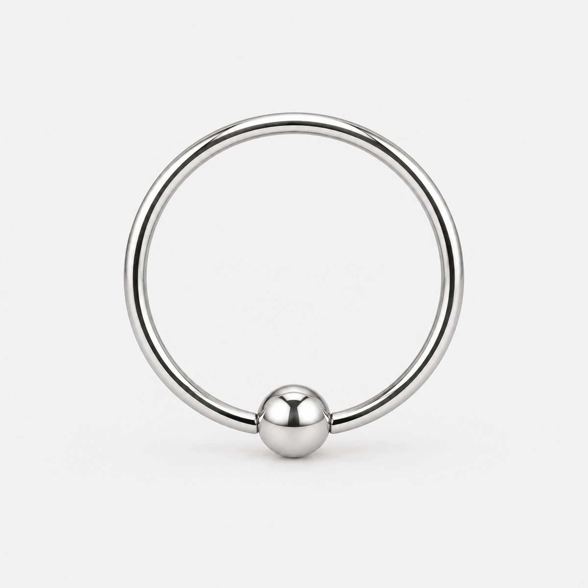Auren Captive Bead Ring silver-coloured - BY CARA