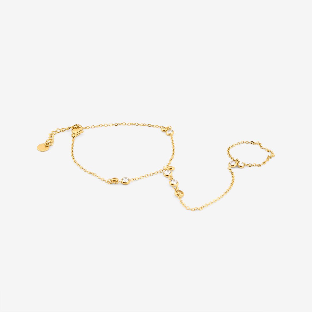 Aurora Hand Armbånd 18K Guldbelagt - BY CARA