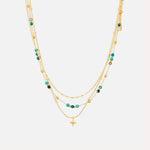 Azure Star Halskæde 18K Guldbelagt - BY CARA